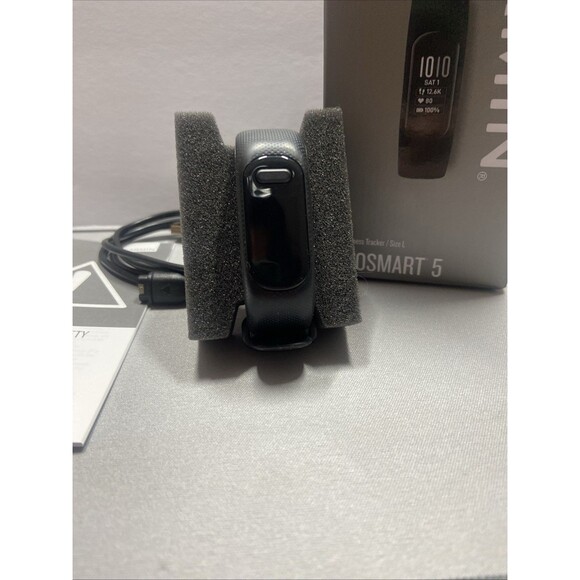 Garmin VivoSmart 5 Fitness Tracker Black Large Band - Factory Reset - Preowned - Picture 16 of 16